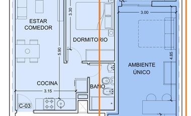 Departamento en Centro
