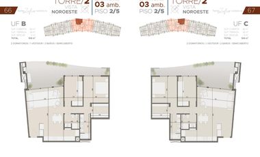 Torres Zafiro Nordelta: Departamento 3 ambientes