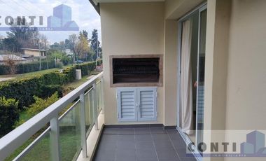 Venta departamentos en pozo 3 ambientes Integrados en Aconcagua 130,  Primer Piso, Condominio Altos de Maschwitz, con pileta