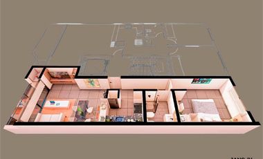 DEPTO 2 AMB VENTA SAN BERNARDO JANO IV POZO PARRILLA BALCON