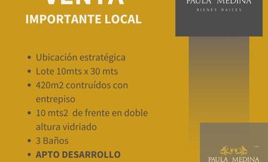 Excelente local comercial, en estratégica ubicación Shopping Aldrey