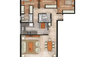 Venta en POZO Departamentos 4 ambientes en Condominio Altos de Maschwitz, Aconcagua 130  con jardín y pileta