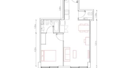 Departamento - Barracas