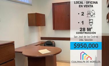 Venta de local u oficina en Residencial Floresta Milpa Cuajimalpa