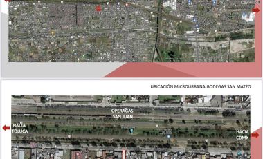 Bodega en venta / renta san mateo Atenco