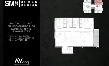 Departamento en Florida Mitre/Este