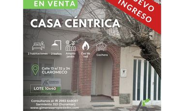 Casa CENTRICA Calle 13 e/32 y 34
