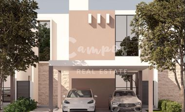 Casa de dos piso y 3 recamaras en privada residencial en Conkal  Entrega febrero 2026