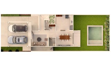 Casa de dos piso y 3 recamaras en privada residencial en Conkal  Entrega marzo de 2026