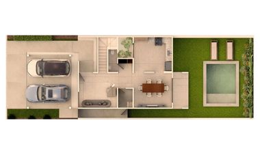 Casa de dos pisos y 2 recamaras en privada residencial en Conkal  Entrega marzo 2026