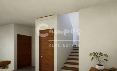 Casa de dos pisos y 3 recamaras en Zona Conkal  Preventa enero 2027