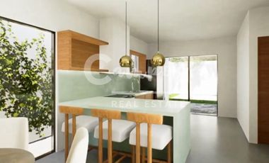 Casa de dos pisos y 3 recamaras en Zona Conkal  Preventa enero 2027