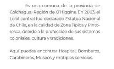 Parcela 5000m2 Campos de Lolol