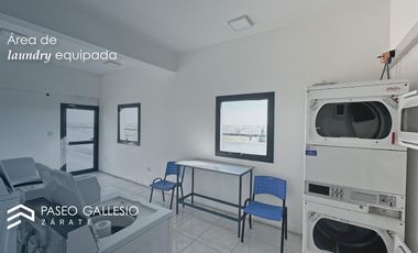 Departamento 2 dormitorios. Con balcón. A Estrenar. Edificio Paseo Gallesio, Zárate Centro