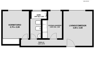 Venta Departamento dos ambientes apto credito en Villa Crespo