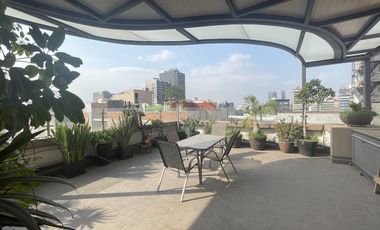 Pent-house interior silencioso con o sin muebles en Hipódromo con Roofgarden