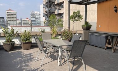 Pent-house interior silencioso con o sin muebles en Hipódromo con Roofgarden