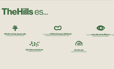 Terrenos desde 4,200 pesos el mt2 en en el punto más alto y exclusivo de Chapala