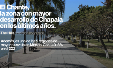 Terrenos desde 4,200 pesos el mt2 en en el punto más alto y exclusivo de Chapala