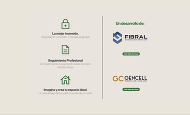 Terrenos desde 4,200 pesos el mt2 en en el punto más alto y exclusivo de Chapala