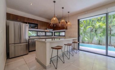 CASA GRANDE CON ALBERTA EN PLAYA TULUM LA VELETA INVERSIÓN ROI RENTA VACACIONAL BITCOIN Y ALBERCA
