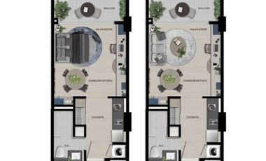 SE VENDE HERMOSO APARTAESTUDIO EN SABANETA