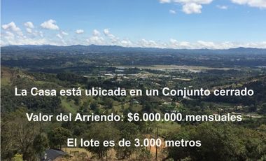 Arriendo espectacular finca en Rionegro- Sajonia