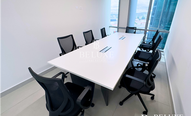 VENTA DE OFICINA AMOBLADA EN FINANCIAL PARK, COSTA DEL ESTE (8P)