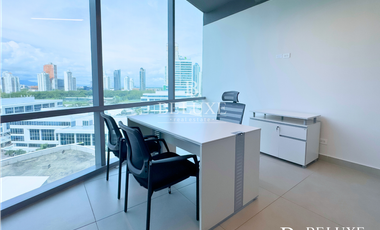 VENTA DE OFICINA AMOBLADA EN FINANCIAL PARK, COSTA DEL ESTE (8P)