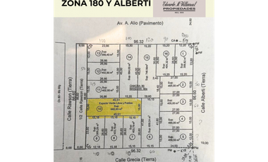 Terreno en Grecia y Alberti Lote 9