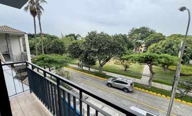 ALQUILER DE DEPARTAMENTO FRENTE A PARQUE EN SURCO