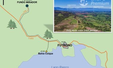 Parcela en Venta en Condominio Fundo El Mirador, Futrono