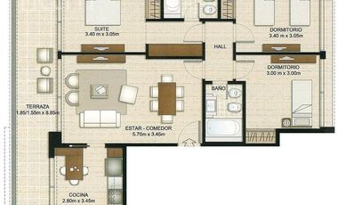 Departamento en venta en Lomas de Zamora Oeste