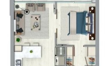 DEPARTAMENTOS 1 DORMITORIOS EQUIPADOS