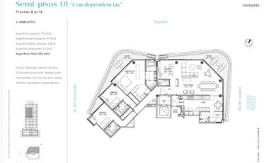 Venta Semipiso 4 Ambientes con Dependencia – Torre SELENE, La Lucila