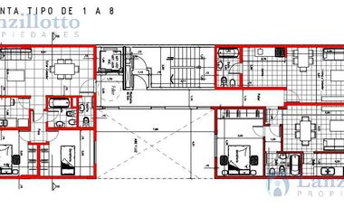 Mono a estrenar de 38mts , caldera individual, mesada tipo silestone! Placard!