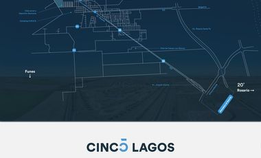 Venta Terreno de 450m2 en Cinco Lagos, Ibarlucea