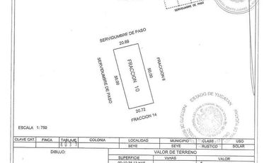 Terreno para Bodega Industrial en Venta en Seyé, Seyé Yucatán