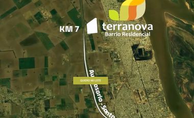 Terreno en barrio abierto Terranova, Capitan Bermudez