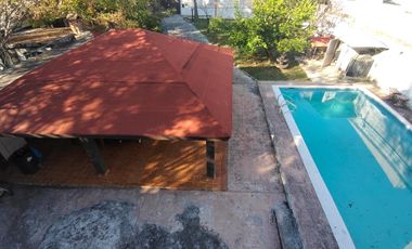 CASA TIPO QUINTA CON ALBERCA EN RENTA ZONA EL BARRO CARRETERA NACIONAL