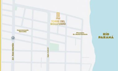 Venta departamento 1 dormitorio + cochera en San Lorenzo