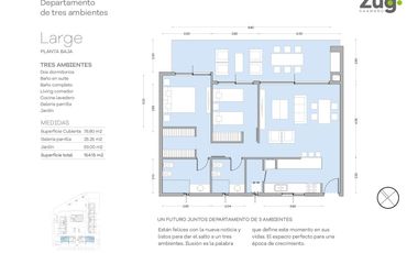 Departamento en ZUG Caamaño