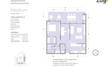 Departamento en ZUG Caamaño
