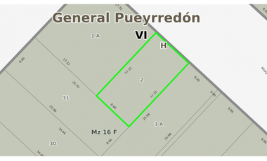 LOTE EN VENTA BARRIO VILLA LOURDES