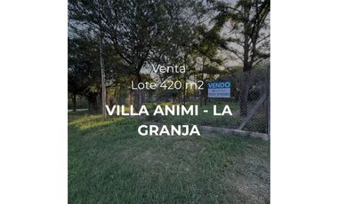 VENTA | LOTE 420 m² | VILLA ANIMI – LA GRANJA