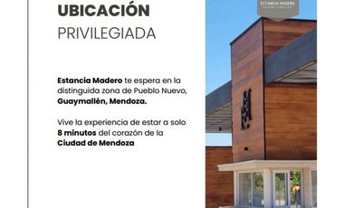 VENTA LOTES- ESTANCIA MADERO- GUAYMALLEN