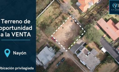 AB. Venta Terreno en Nayón