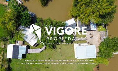 ISLA PRIVADA EN VENTA SOBRE EL RÍO SAN ANTONIO | 2.010 M² CON 4 CABAÑAS