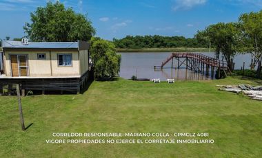 ISLA PRIVADA EN VENTA SOBRE EL RÍO SAN ANTONIO | 2.010 M² CON 4 CABAÑAS