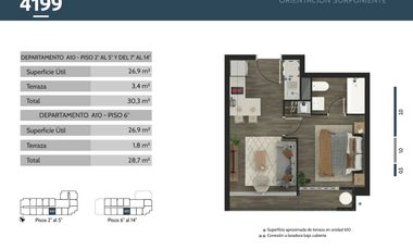 Departamento en venta en CERRILLOS